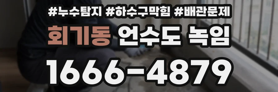 회기동 언수도 녹임