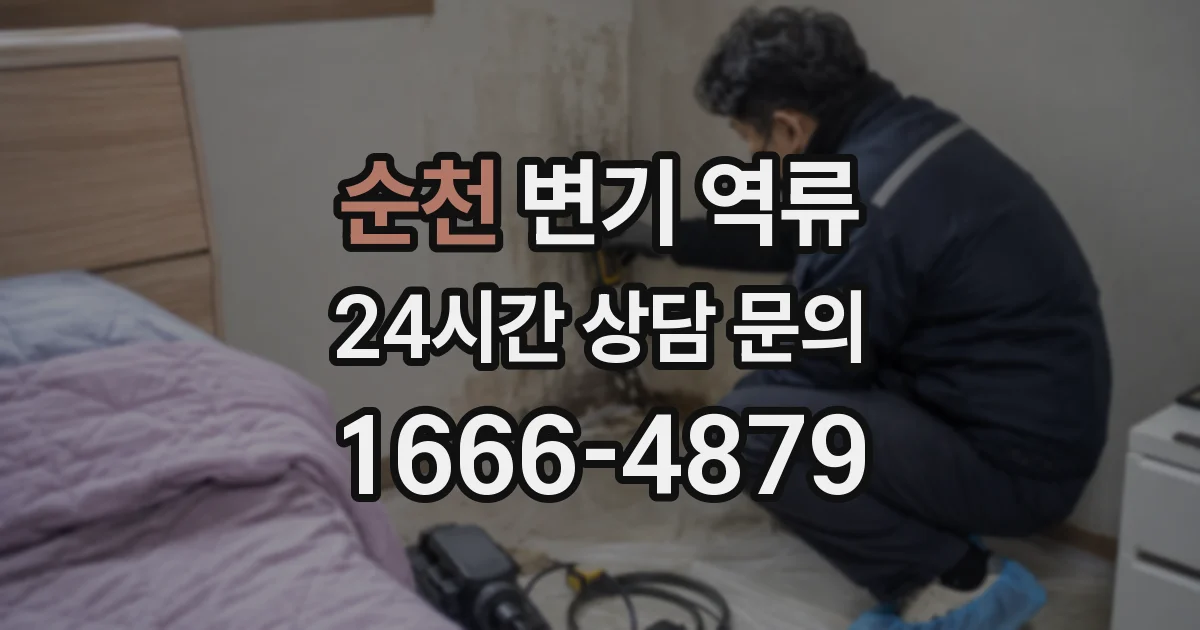 순천 변기 역류