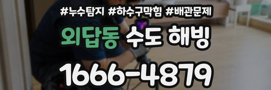 외답동 수도 해빙