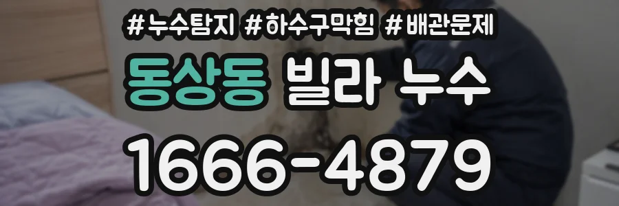 동상동 빌라 누수
