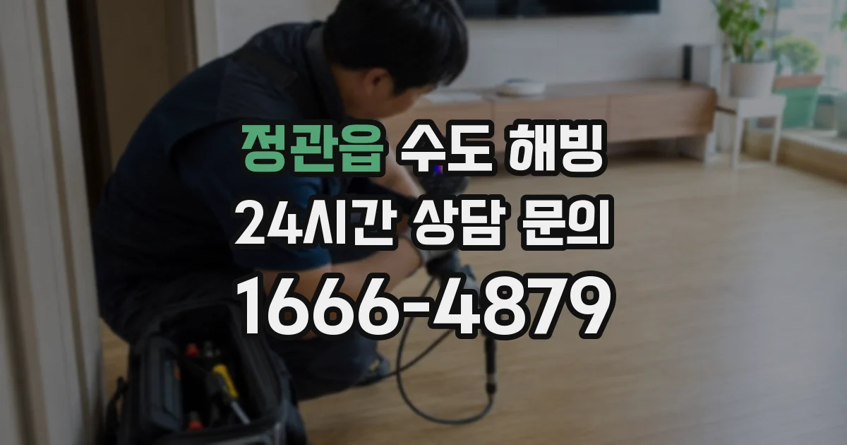 정관읍 수도 해빙