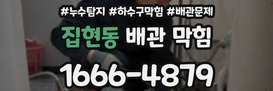 집현동 배관 막힘