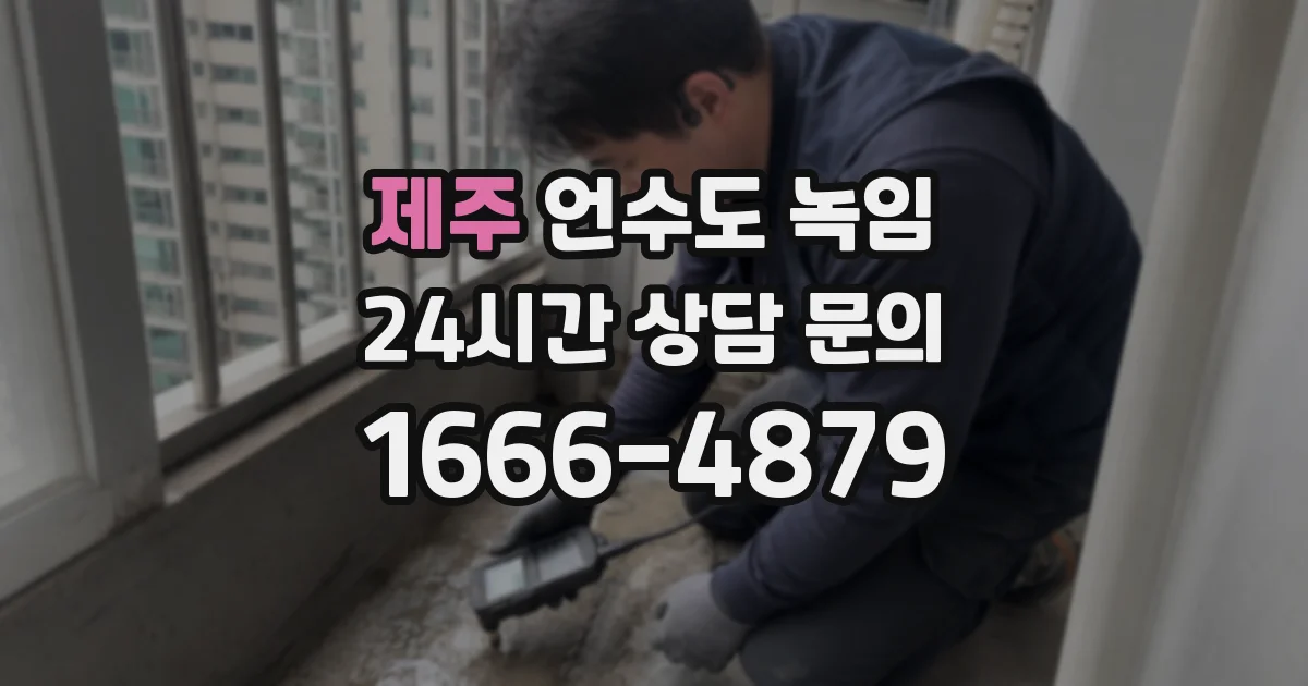 제주 언수도 녹임