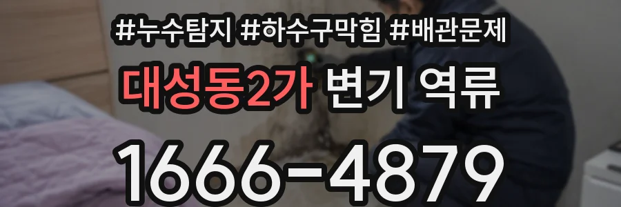 대성동2가 변기 역류