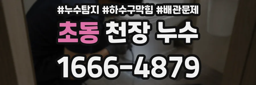 초동 천장 누수