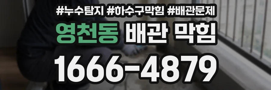 영천동 배관 막힘