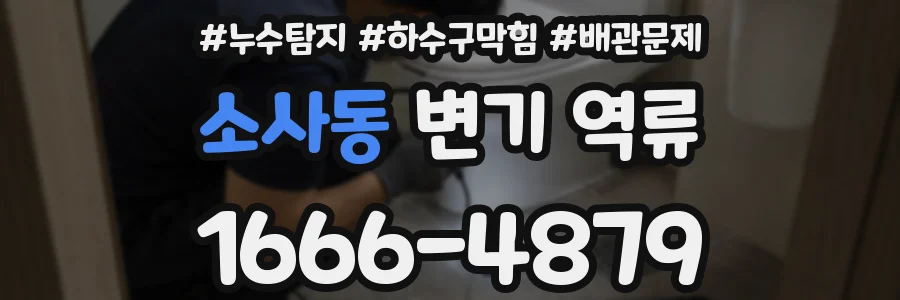 소사동 변기 역류