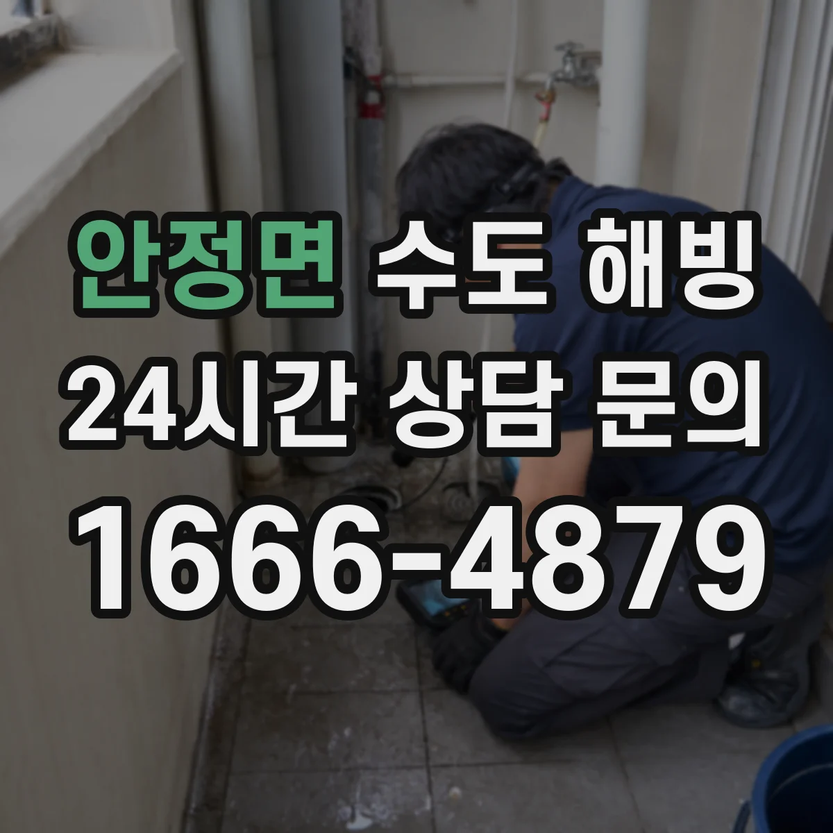 안정면 수도 해빙