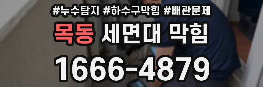 목동 세면대 막힘
