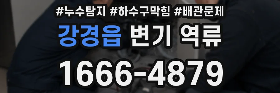 강경읍 변기 역류