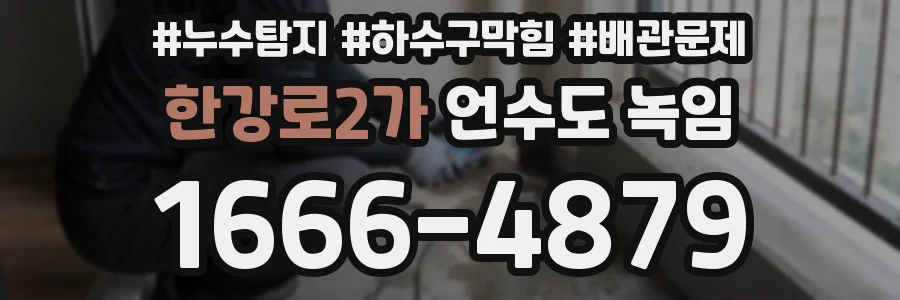 한강로2가 언수도 녹임