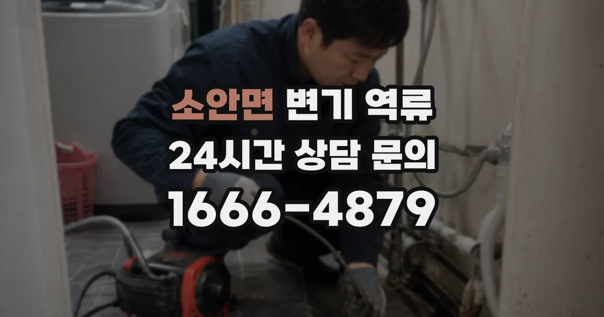 소안면 변기 역류