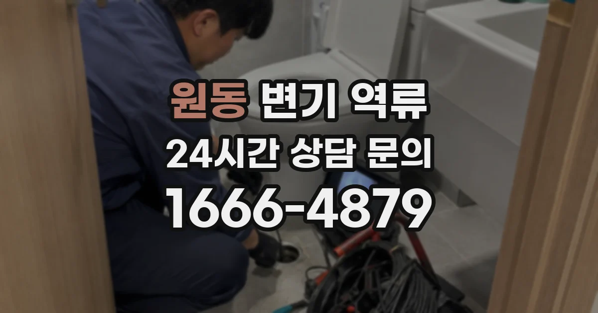 원동 변기 역류