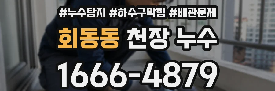 회동동 천장 누수