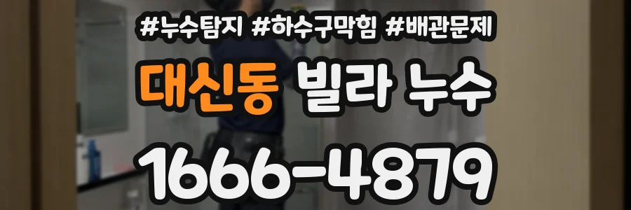 대신동 빌라 누수