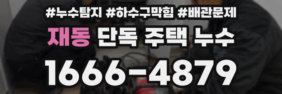 재동 단독 주택 누수