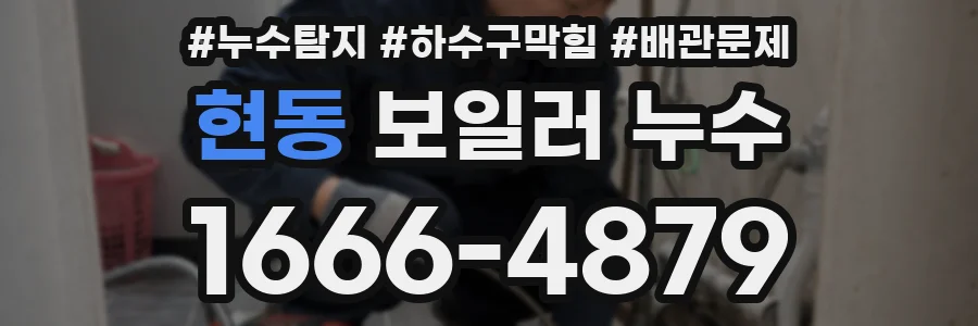 현동 보일러 누수