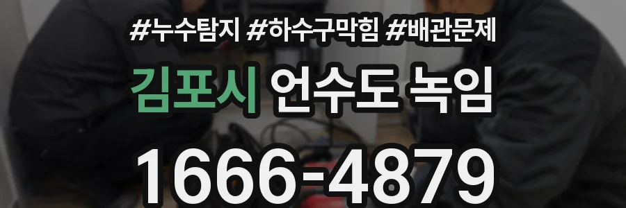 김포시 언수도 녹임