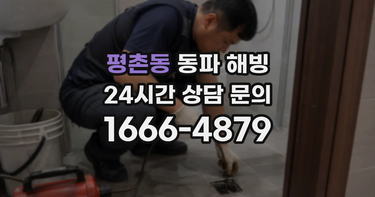 평촌동 동파 해빙