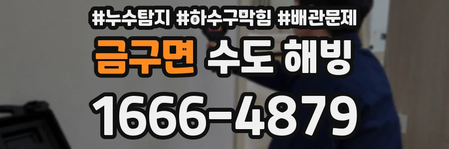 금구면 수도 해빙