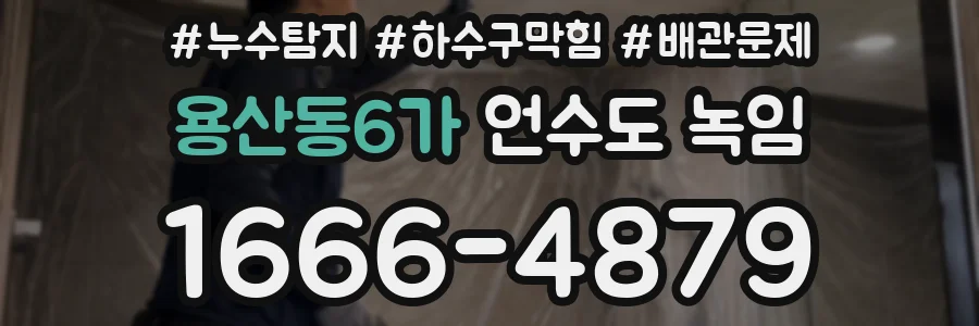 용산동6가 언수도 녹임