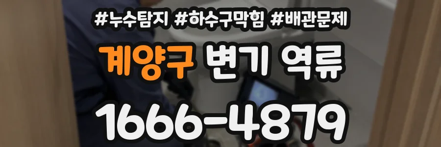 계양구 변기 역류
