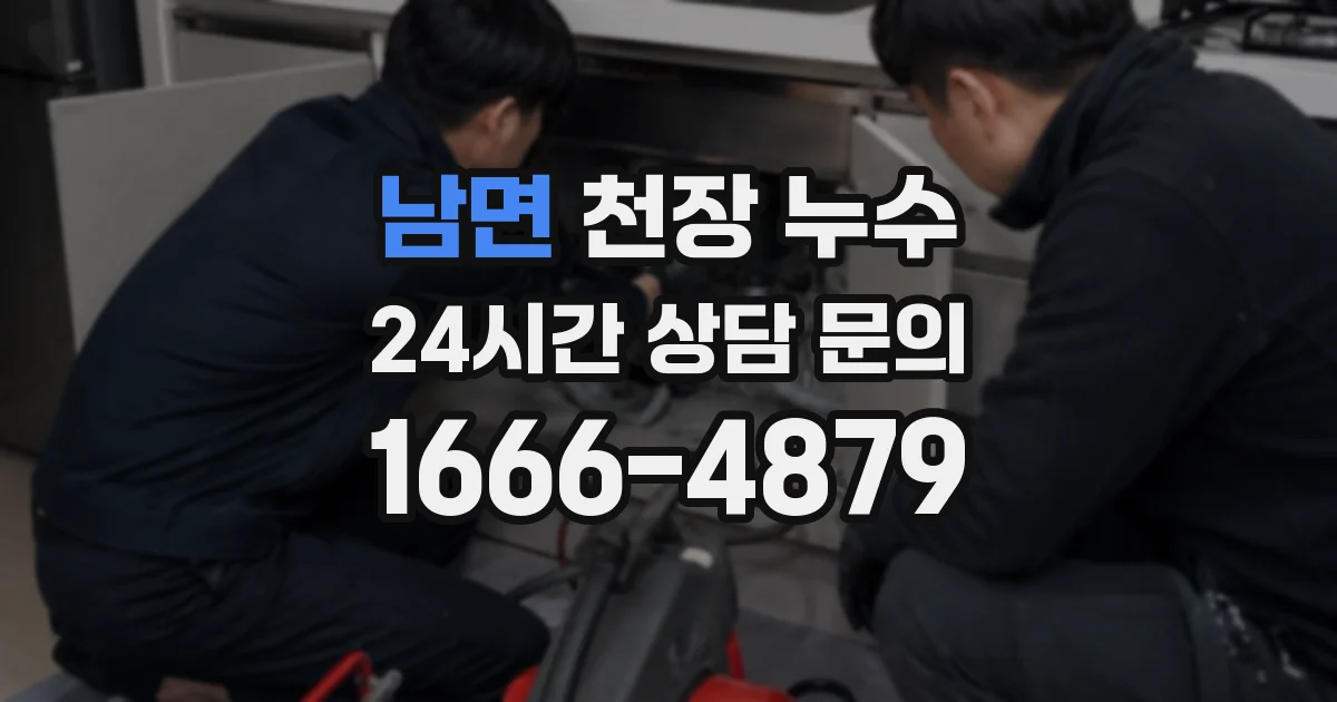 남면 천장 누수