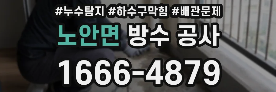 노안면 방수 공사