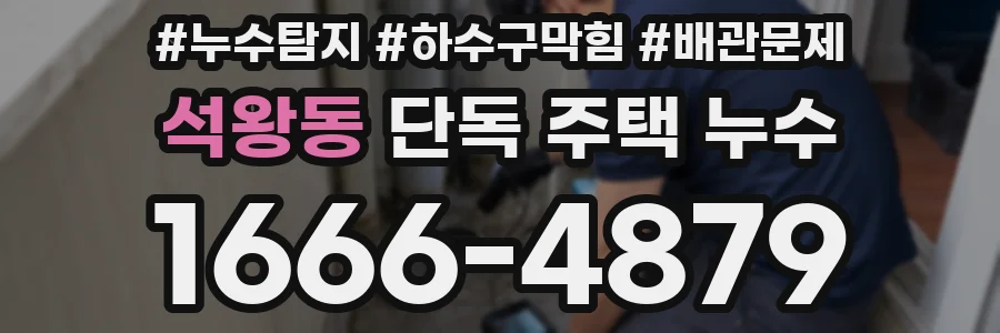 석왕동 단독 주택 누수