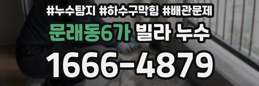 문래동6가 빌라 누수