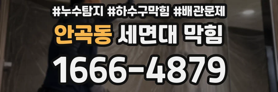 안곡동 세면대 막힘