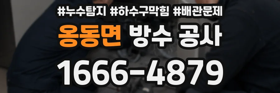 옹동면 방수 공사