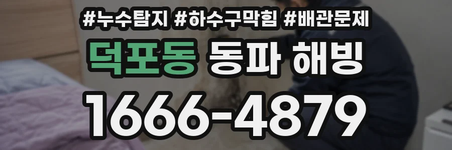 덕포동 동파 해빙