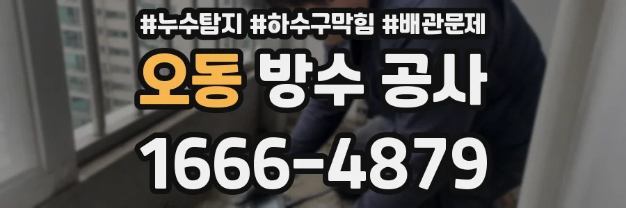 오동 방수 공사