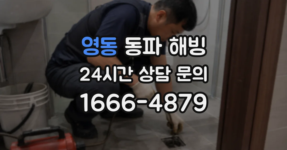 영동 동파 해빙