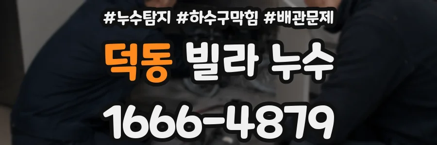 덕동 빌라 누수