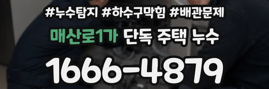 매산로1가 단독 주택 누수