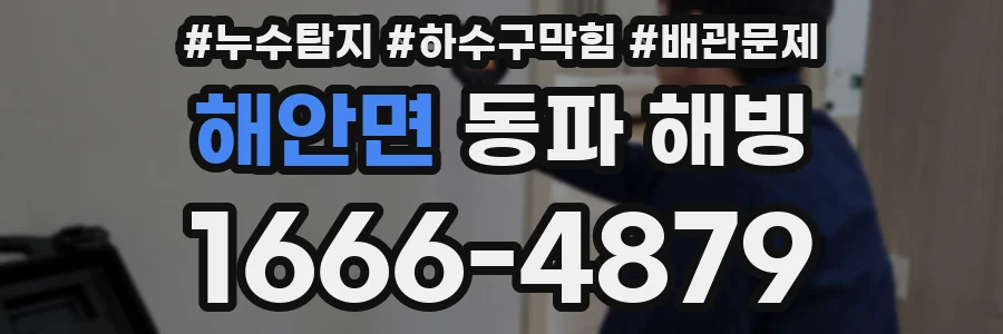 해안면 동파 해빙
