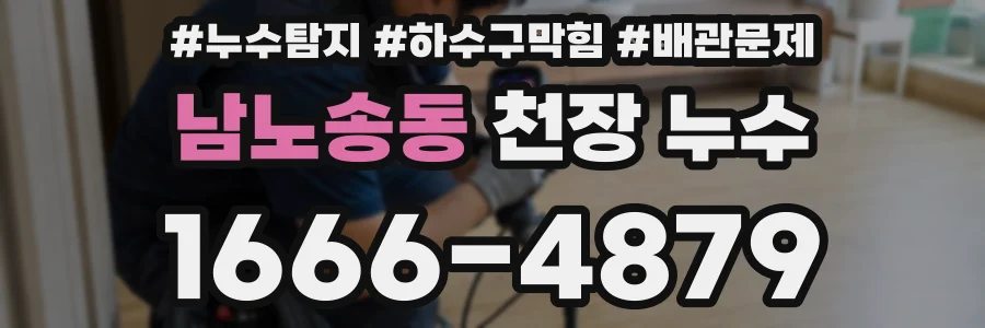 남노송동 천장 누수