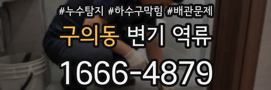 구의동 변기 역류