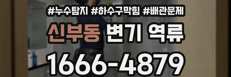 신부동 변기 역류