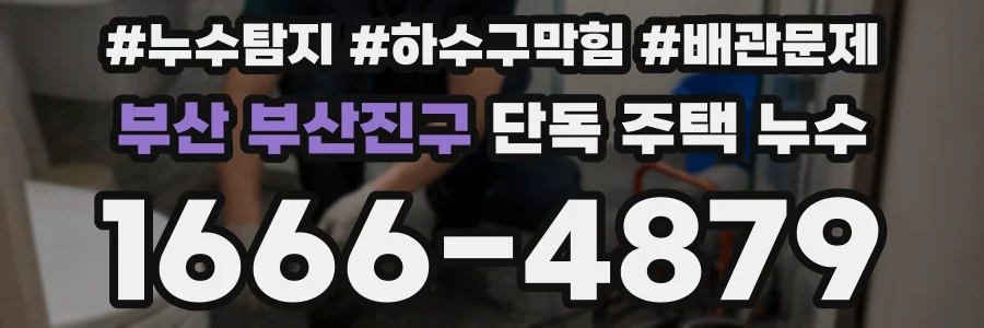 부산 부산진구 단독 주택 누수