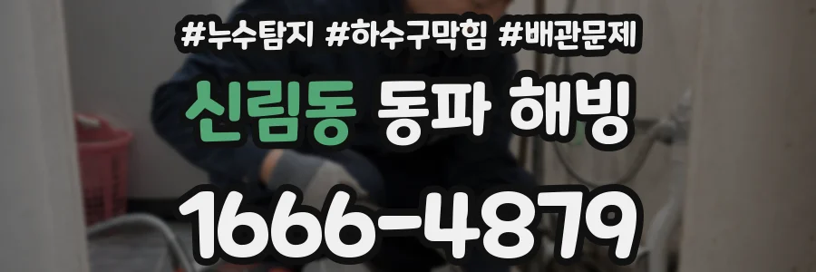 신림동 동파 해빙