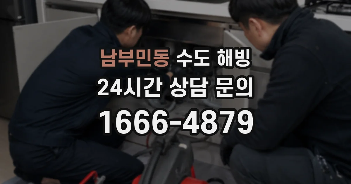 남부민동 수도 해빙