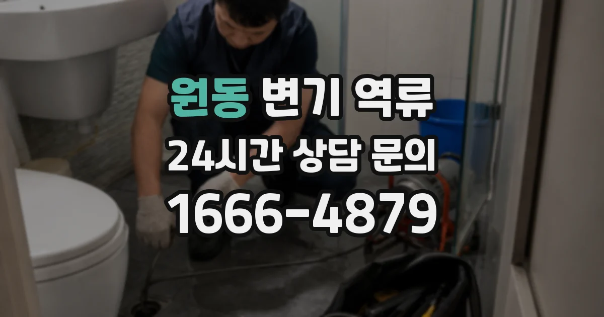 원동 변기 역류