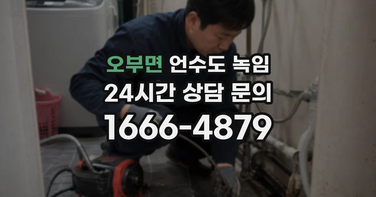 오부면 언수도 녹임