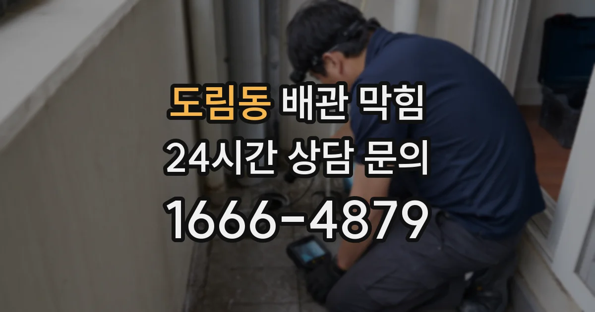 도림동 배관 막힘