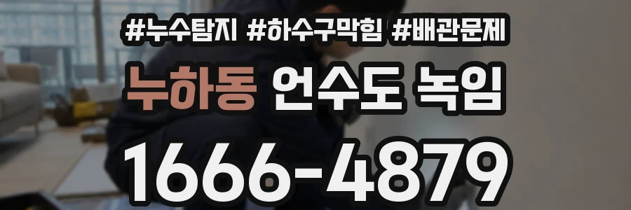 누하동 언수도 녹임