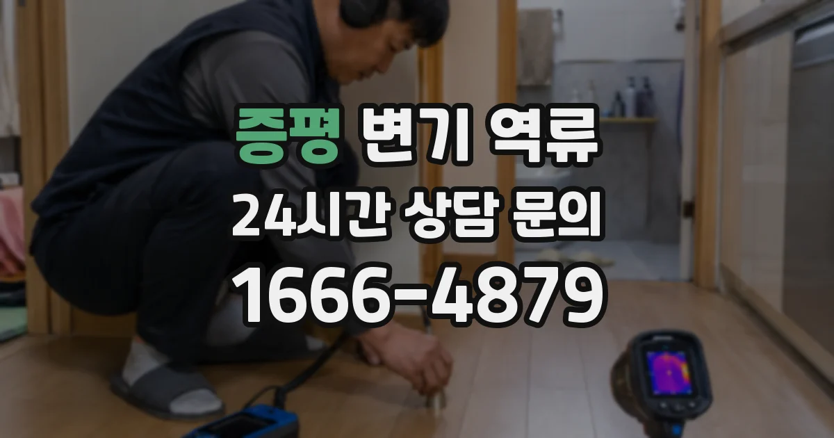 증평 변기 역류