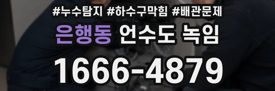 은행동 언수도 녹임